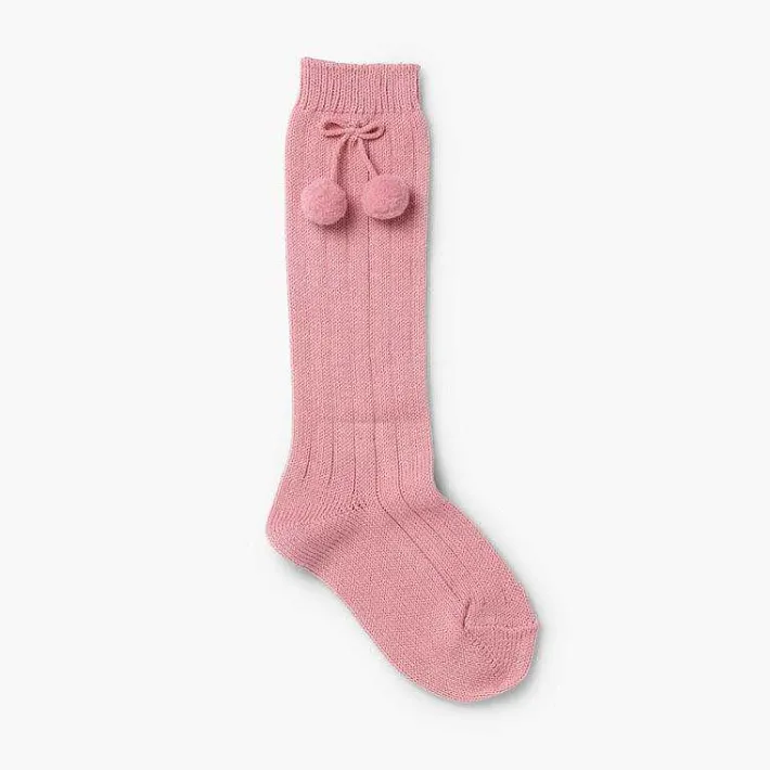 Leotardos Y Textil Condor<Pisamonas Calcetines Condor Bebe Con Pompon