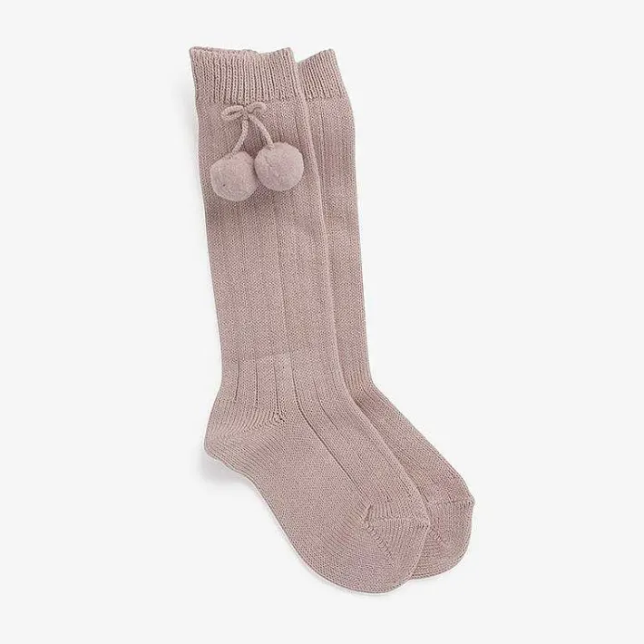 Leotardos Y Textil Condor<Pisamonas Calcetines Condor Bebe Con Pompon