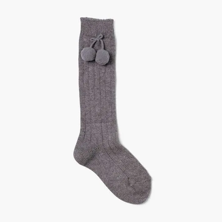 Leotardos Y Textil Condor<Pisamonas Calcetines Condor Bebe Con Pompon