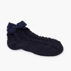 Leotardos Y Textil Condor<Pisamonas Calcetines Cortos Perle Con Lazo