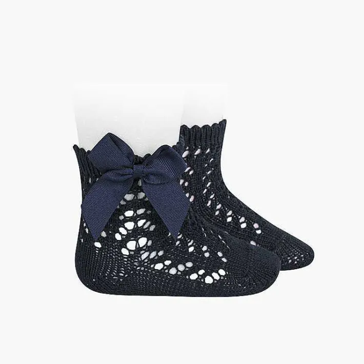 Leotardos Y Textil Condor<Pisamonas Calcetines Cortos Perle Con Lazo