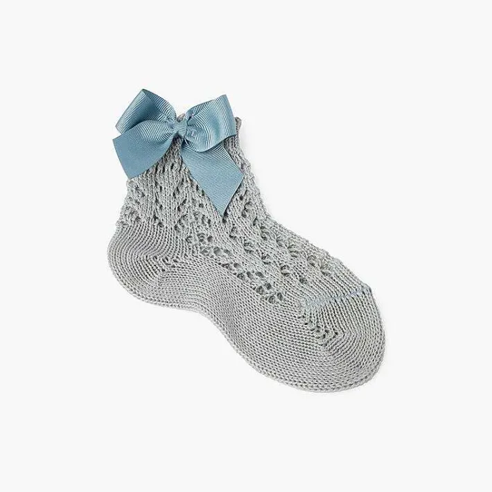 Leotardos Y Textil Condor<Pisamonas Calcetines Cortos Perle Con Lazo