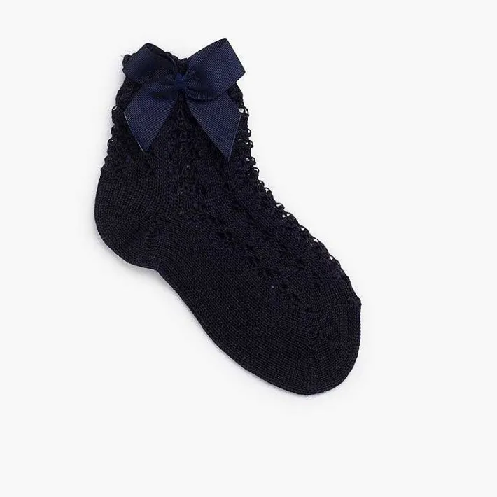 Leotardos Y Textil Condor<Pisamonas Calcetines Cortos Perle Con Lazo