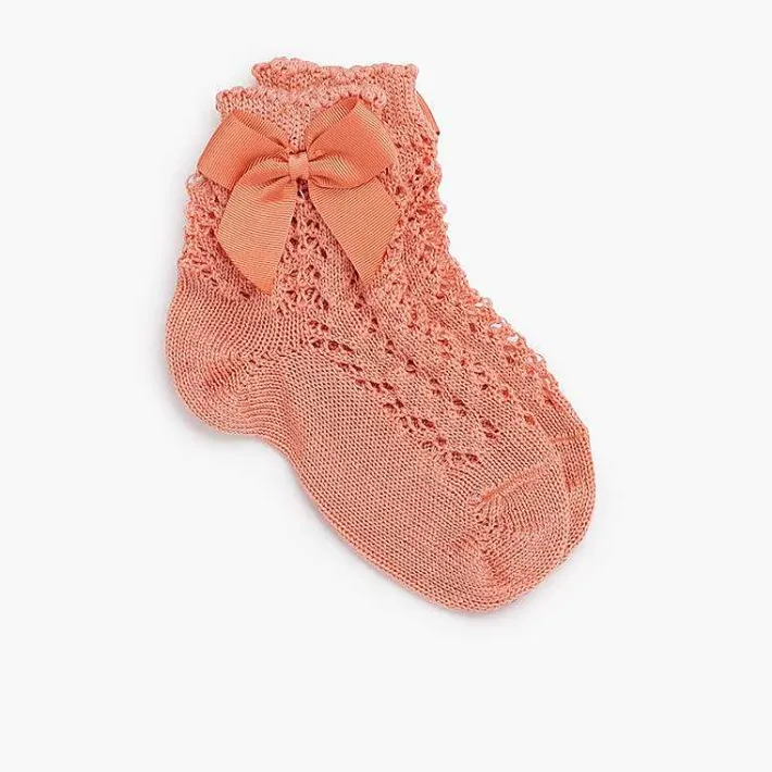 Leotardos Y Textil Condor<Pisamonas Calcetines Cortos Perle Con Lazo