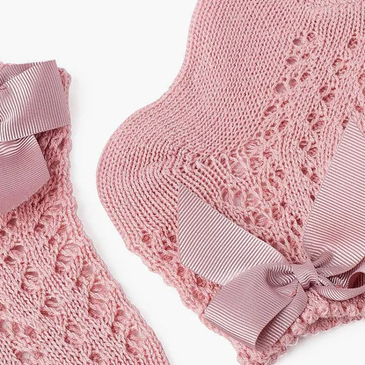 Leotardos Y Textil Condor<Pisamonas Calcetines Cortos Perle Con Lazo