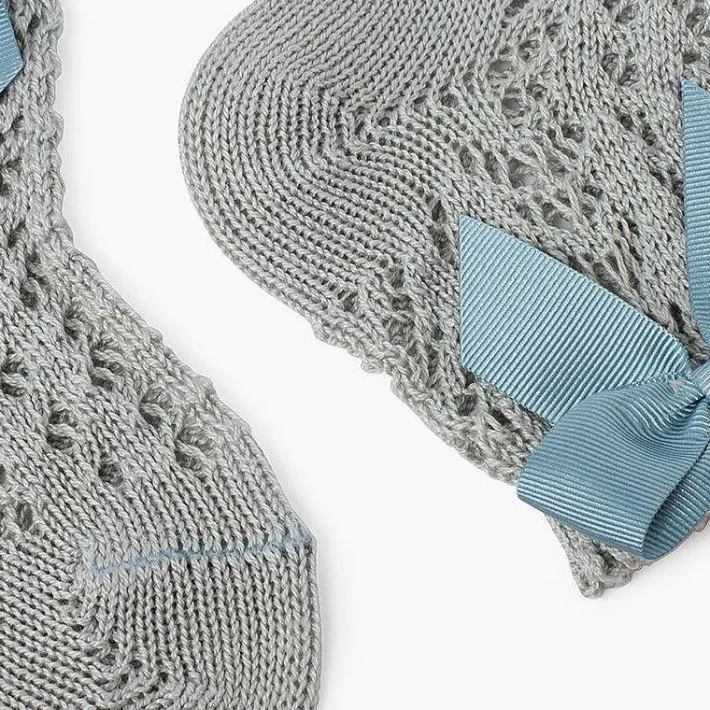 Leotardos Y Textil Condor<Pisamonas Calcetines Cortos Perle Con Lazo