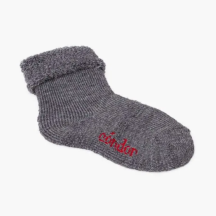 Leotardos Y Textil Condor<Pisamonas Calcetines De Lana Y Rizo Bebe