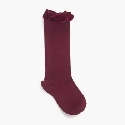 Para Ceremonias<Pisamonas Calcetines Fruncido Terciopelo