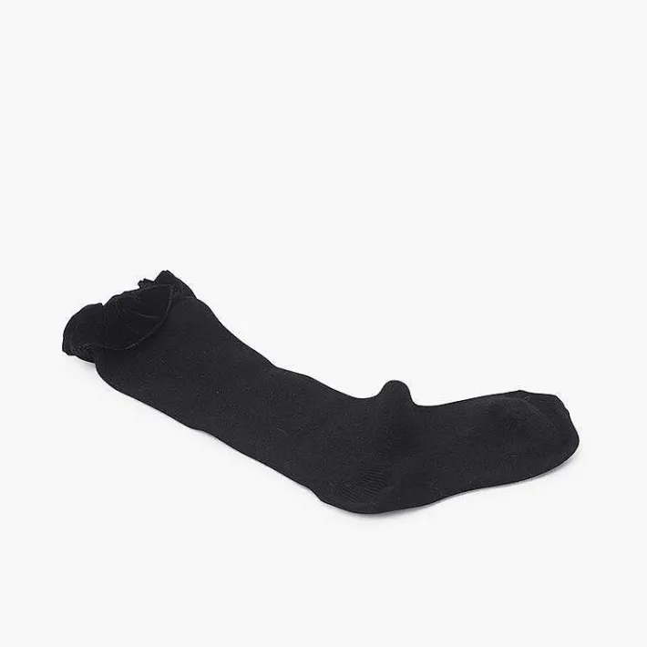 Para Ceremonias<Pisamonas Calcetines Fruncido Terciopelo