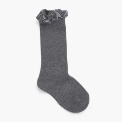 Para Ceremonias<Pisamonas Calcetines Fruncido Terciopelo