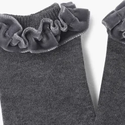 Para Ceremonias<Pisamonas Calcetines Fruncido Terciopelo