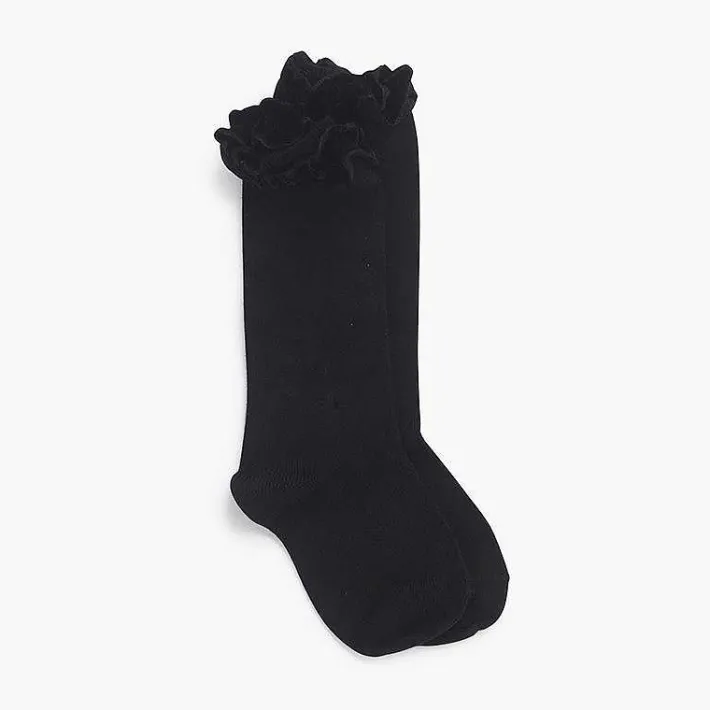 Para Ceremonias<Pisamonas Calcetines Fruncido Terciopelo