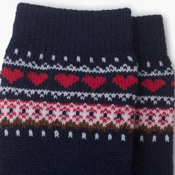 Leotardos Y Textil Condor<Pisamonas Calcetines Greca Corazones