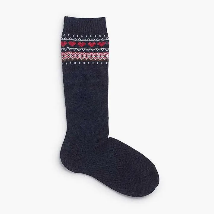Leotardos Y Textil Condor<Pisamonas Calcetines Greca Corazones