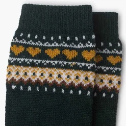 Leotardos Y Textil Condor<Pisamonas Calcetines Greca Corazones