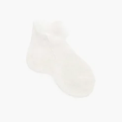 Leotardos Y Textil Condor<Pisamonas Calcetines Lazo Organza Cortos Lisos