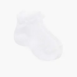 Leotardos Y Textil Condor<Pisamonas Calcetines Lazo Organza Cortos Lisos