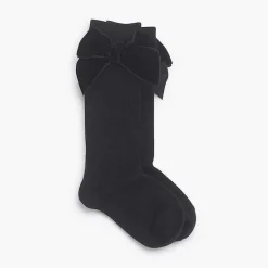 Leotardos Y Textil Condor<Pisamonas Calcetines Niños Con Lazo Terciopelo