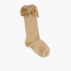 Leotardos Y Textil Condor<Pisamonas Calcetines Niños Con Lazo Terciopelo