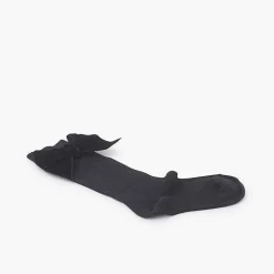 Leotardos Y Textil Condor<Pisamonas Calcetines Niños Con Lazo Terciopelo