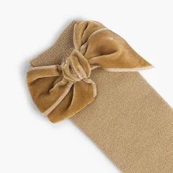 Leotardos Y Textil Condor<Pisamonas Calcetines Niños Con Lazo Terciopelo