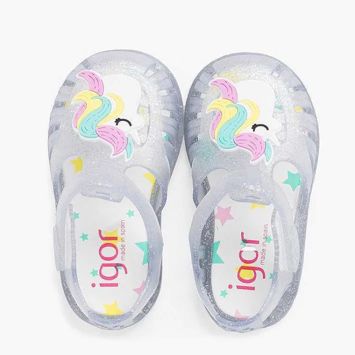 Cangrejeras Y Chanclas<Pisamonas Cangrejeras Glitter Unicornio Tira Adherente
