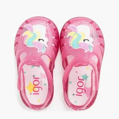 Cangrejeras Y Chanclas<Pisamonas Cangrejeras Glitter Unicornio Tira Adherente