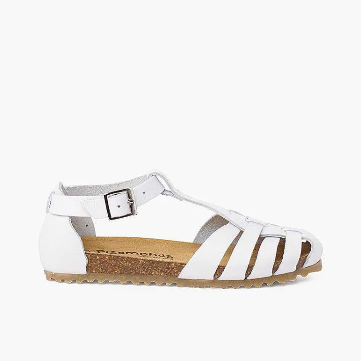Sandalias<Pisamonas Cangrejeras Mujer Y Niños Piel Suela Bio