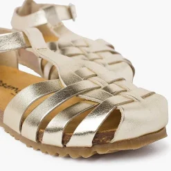Sandalias<Pisamonas Cangrejeras Mujer Y Niños Piel Suela Bio