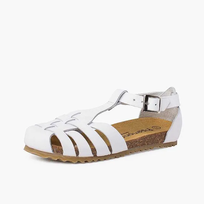 Sandalias<Pisamonas Cangrejeras Mujer Y Niños Piel Suela Bio