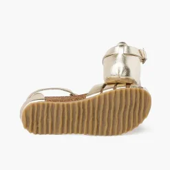 Sandalias<Pisamonas Cangrejeras Mujer Y Niños Piel Suela Bio