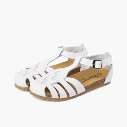 Sandalias<Pisamonas Cangrejeras Mujer Y Niños Piel Suela Bio