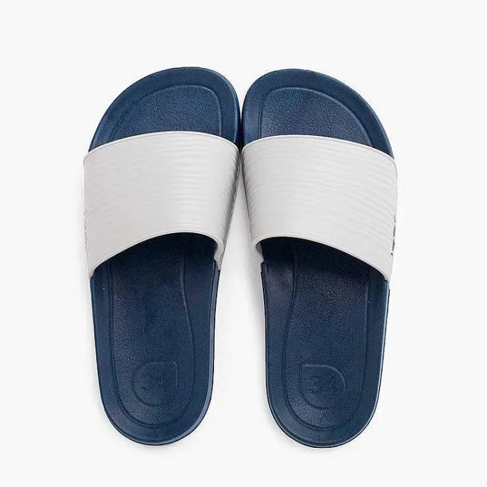 Cangrejeras Y Playa<Pisamonas Chanclas Piscina Niños Beach Tira Ancha Color Azul Marino