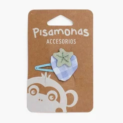 Para El Pelo<Pisamonas Clip Rana Fresa Vichy