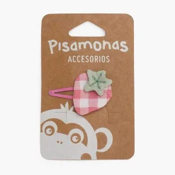 Para El Pelo<Pisamonas Clip Rana Fresa Vichy