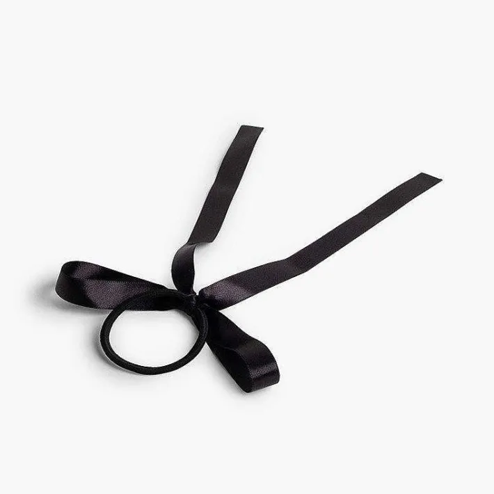 Para El Pelo<Pisamonas Coletero Con Lazada De Raso