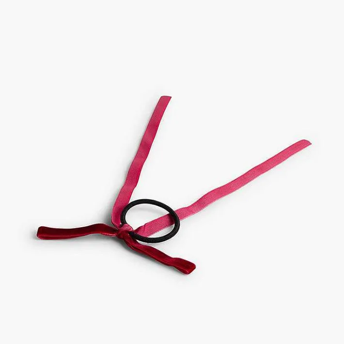 Para El Pelo<Pisamonas Coletero Con Lazada De Terciopelo
