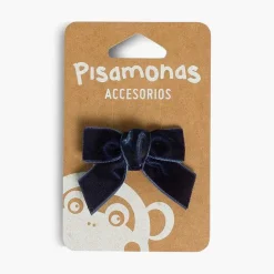 Para El Pelo<Pisamonas Coletero Con Lazo Terciopelo Para Niñas