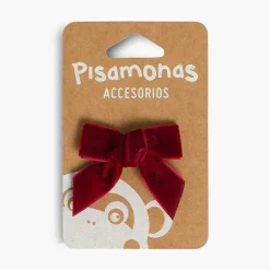 Para El Pelo<Pisamonas Coletero Con Lazo Terciopelo Para Niñas