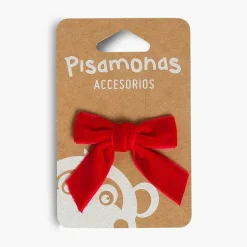 Para El Pelo<Pisamonas Coletero Con Lazo Terciopelo Para Niñas