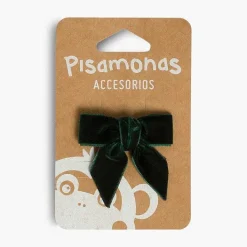 Para El Pelo<Pisamonas Coletero Con Lazo Terciopelo Para Niñas