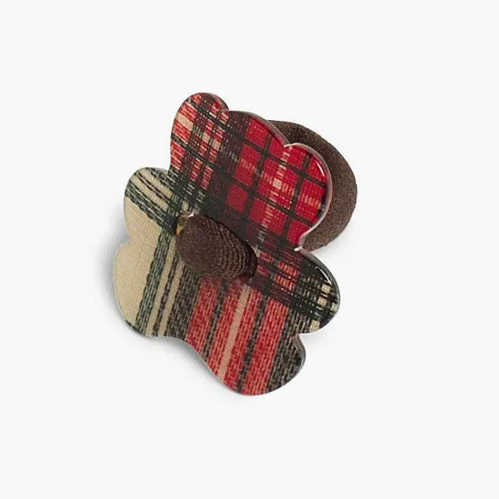 Para El Pelo<Pisamonas Coletero Oso Estampado Escoces