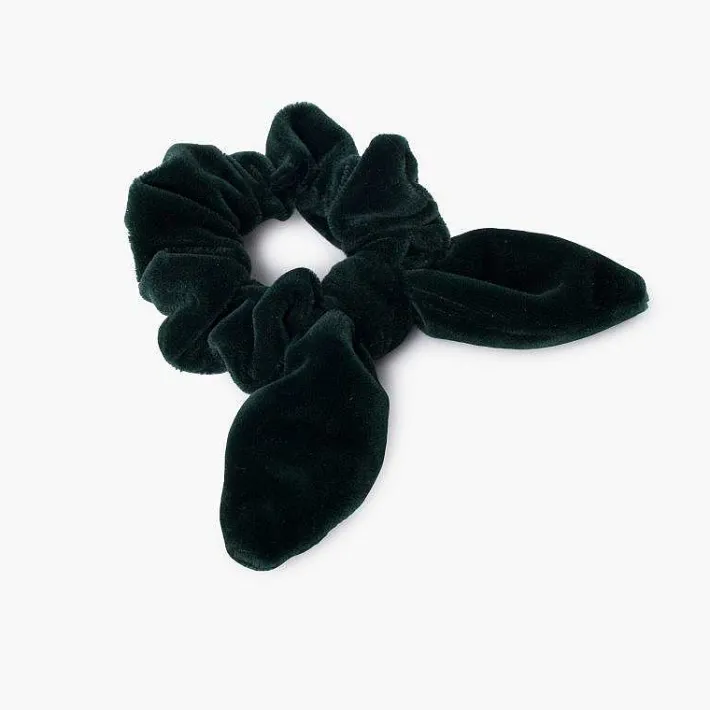 Para El Pelo<Pisamonas Coletero Scrunchie Terciopelo Con Lazo