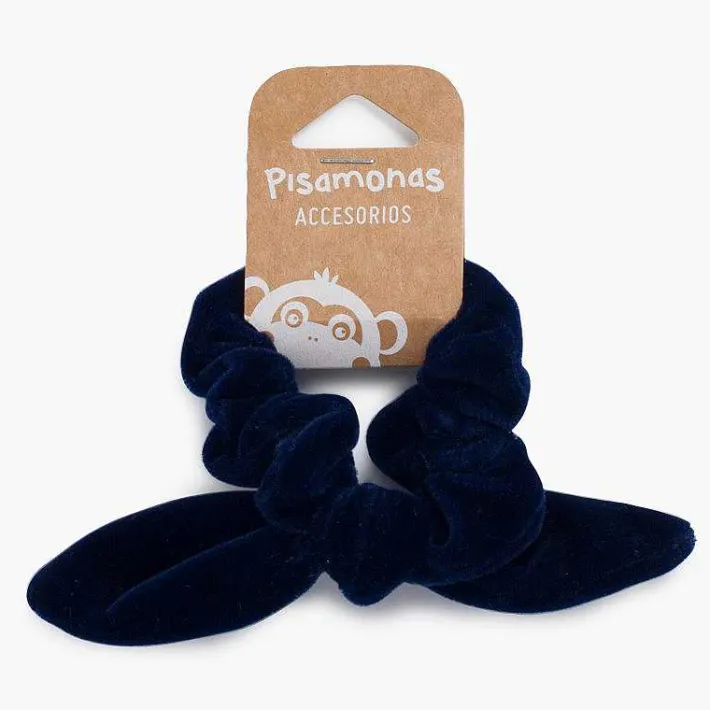 Para El Pelo<Pisamonas Coletero Scrunchie Terciopelo Con Lazo