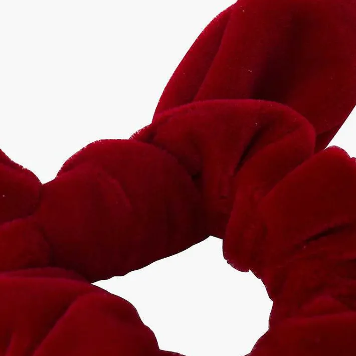 Para El Pelo<Pisamonas Coletero Scrunchie Terciopelo Con Lazo