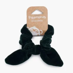 Para El Pelo<Pisamonas Coletero Scrunchie Terciopelo Con Lazo
