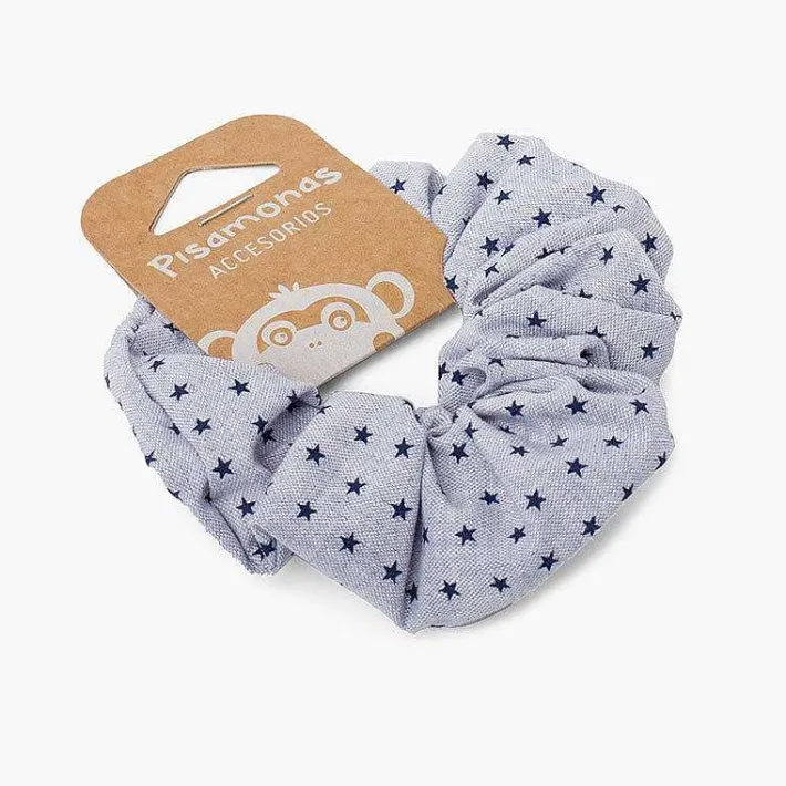 Para El Pelo<Pisamonas Coletero Tela Estrellitas