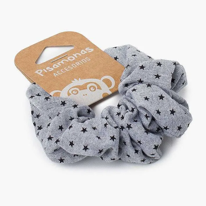 Para El Pelo<Pisamonas Coletero Tela Estrellitas