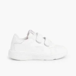 Zapatos Colegiales<Pisamonas Deportivas / Zapatillas De Deporte Niños Tallas Altas Color Blanco