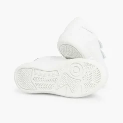 Zapatos Colegiales<Pisamonas Deportivas / Zapatillas De Deporte Niños Tallas Altas Color Blanco